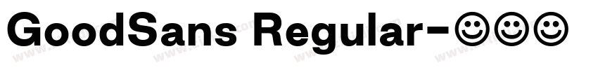 GoodSans Regular字体转换